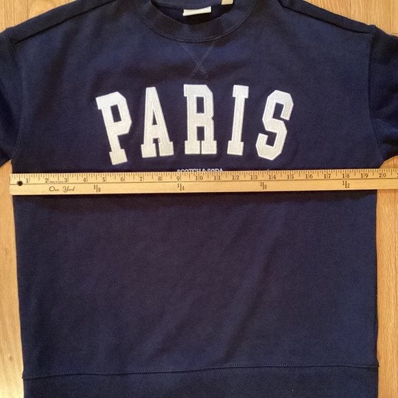 NWOT Scotch & Soda Sweatshirt, Paris, 100% cotton Size X-small. - Picture 7 of 8